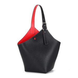Two-Tone Leather Tote Bag by Maison de Beaute' Marseille